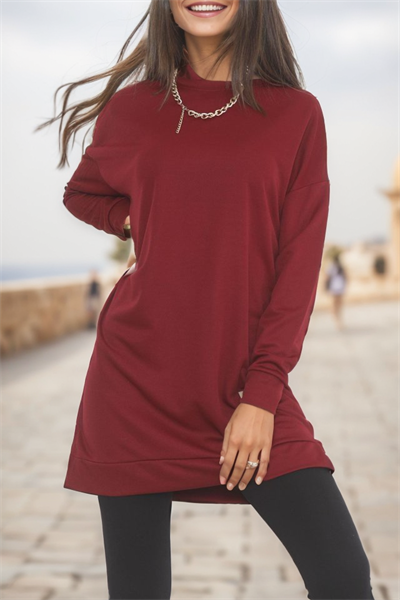 Armalı Tunik Bordo