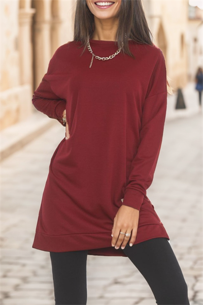 Armalı Tunik Bordo