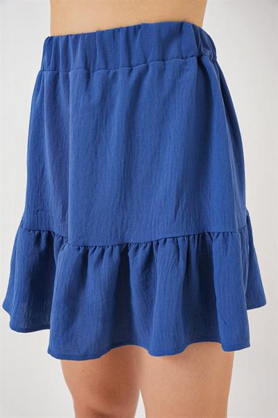 Ayrobin Mini Etek 8054 - İndigo