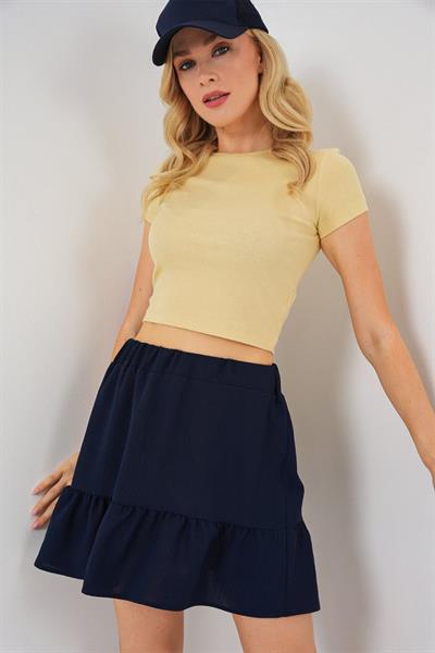 Ayrobin Mini Etek 8054 - Lacivert