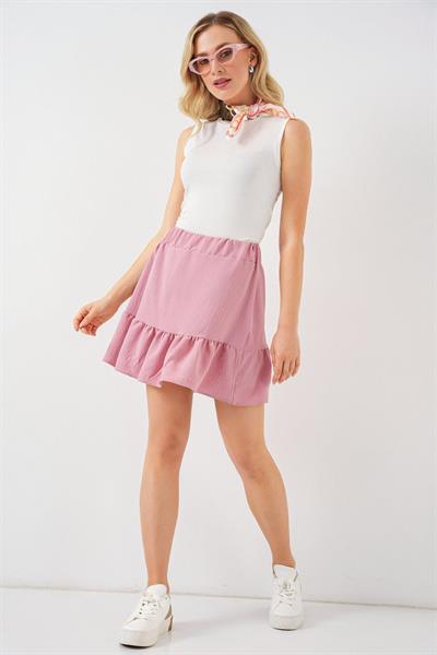 Ayrobin Mini Etek 8054 - Pudra