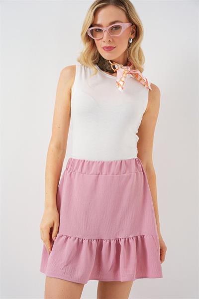 Ayrobin Mini Etek 8054 - Pudra