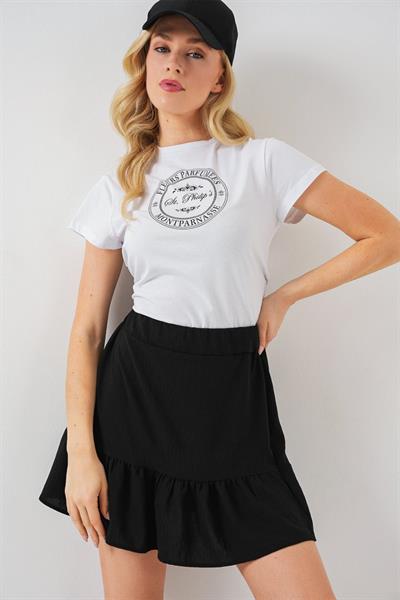 Ayrobin Mini Etek 8054 - Siyah