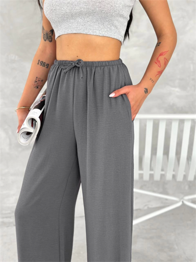 Ayrobin Oversize Pantalon - Füme