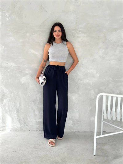 Ayrobin Oversize Pantalon - Lacivert