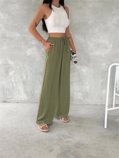 Ayrobin Oversize Pantalon - Mint Yeşili