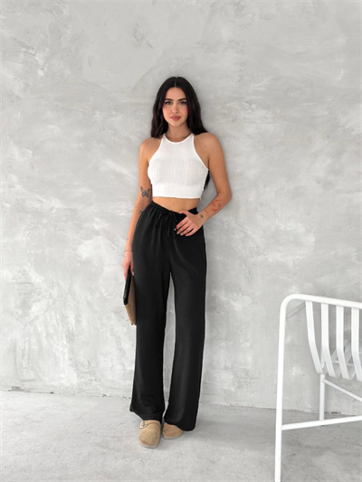 Ayrobin Oversize Pantalon - Siyah