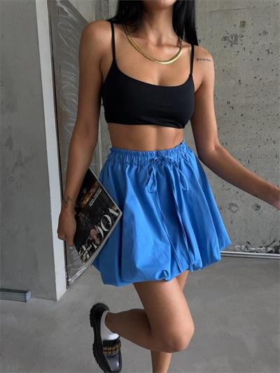 BALON ETEK POPLİN - Mavi