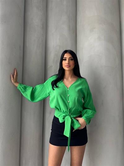 Bağlama Detaylı Gömlek