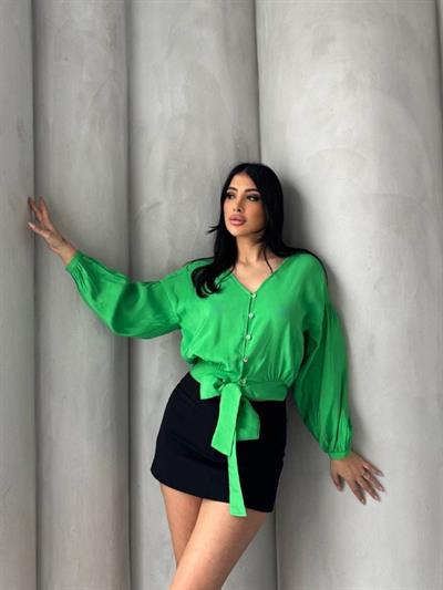 Bağlama Detaylı Gömlek