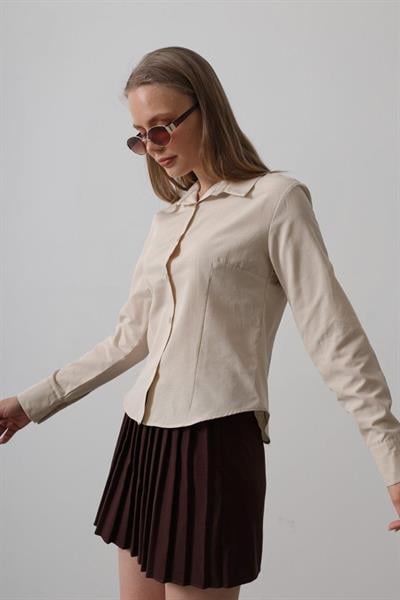 Basic Gömlek - Taş