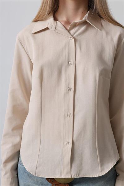 Basic Gömlek - Taş