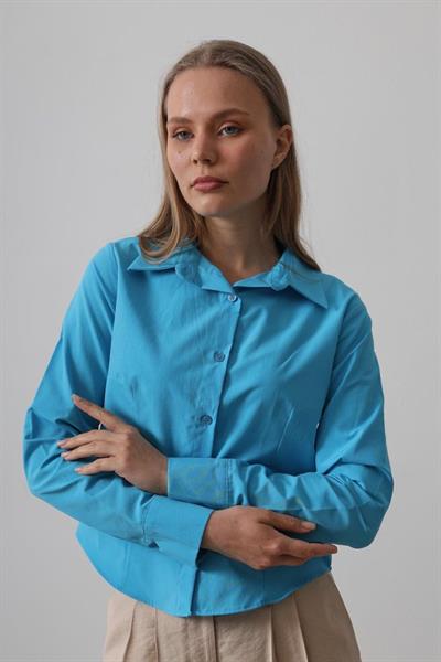 Basic Gömlek - Turkuaz