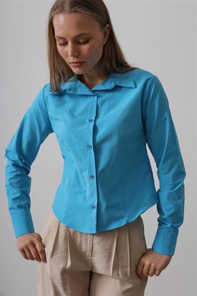 Basic Gömlek - Turkuaz