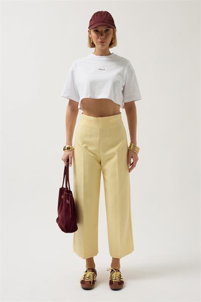 Baskılı Crop T-Shirt