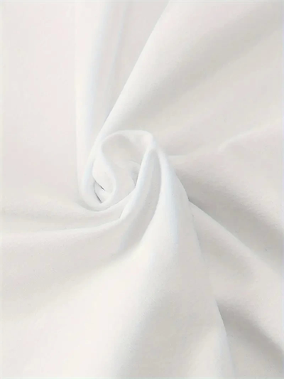 Baskılı Oversize Bisiklet Yaka T-shirt - Beyaz