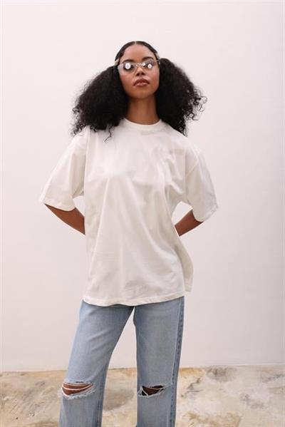 Beatrice Geçiş Baskılı Tişört 8017-8