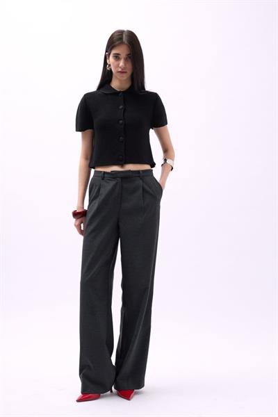 Bebe Yaka Düğmeli Bluz