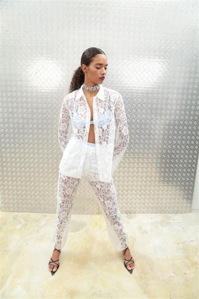 Beluga Dantel Pantolon Takım 9589-08