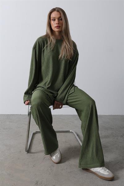 Biye Detaylı Takım - Haki