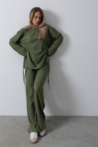 Biye Detaylı Takım - Haki