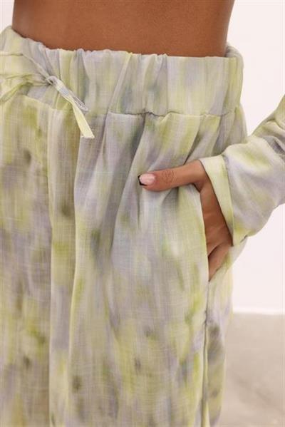 Bonnie Flamlı Keten Takım 9564-08