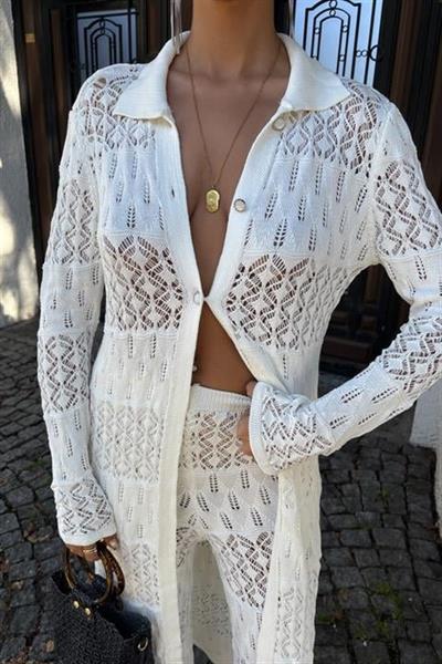 Bridget Ajurlu Uzun Hırka Takım 9881