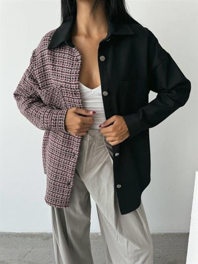 CHANEL PARÇALI GÖMLEK - Siyah