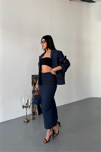 CROP CEKET - ETEK TAKIM - Lacivert