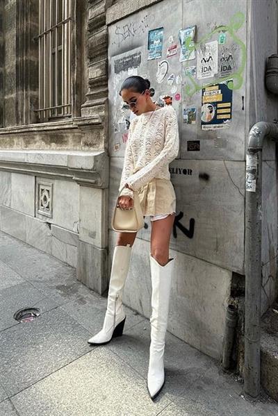 Cailey KroşeBisiklet Yaka Kazak 1298-25