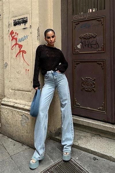 Cailey KroşeBisiklet Yaka Kazak 1298-25