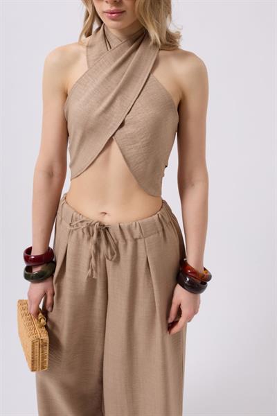 Çapraz Bağlamalı Keten Crop