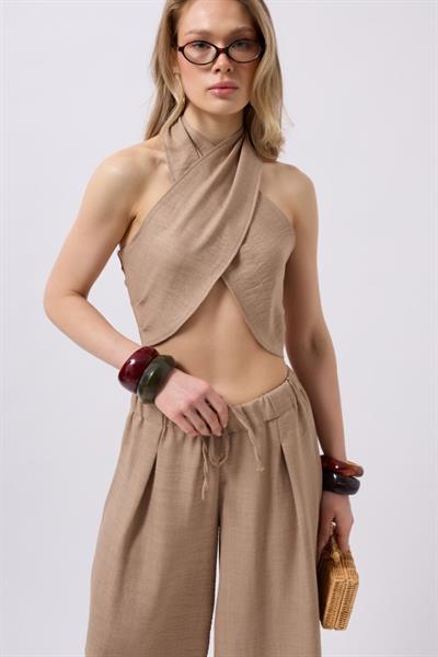 Çapraz Bağlamalı Keten Crop