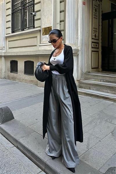 Cep Detay Kuşaklı Hırka 5171