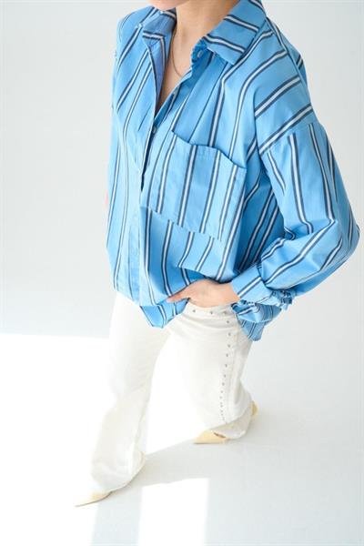 Cepli Gömlek - Mavi-Lacivert