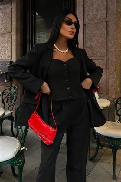 Cherries Büstiyerli Üçlü Takım 9891