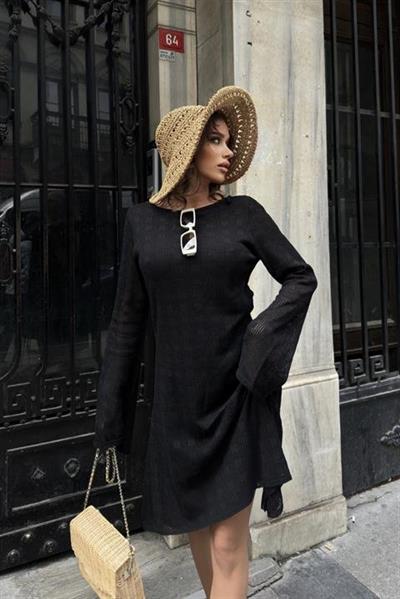 Chloe Ajurlu Sırt Dekolte Elbise 2760