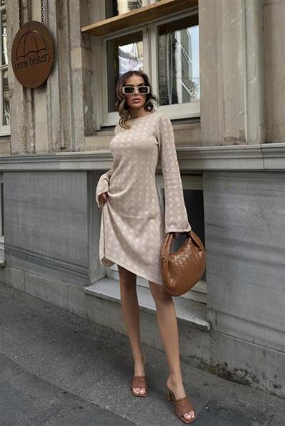 Chloe Ajurlu Sırt Dekolte Elbise 2760