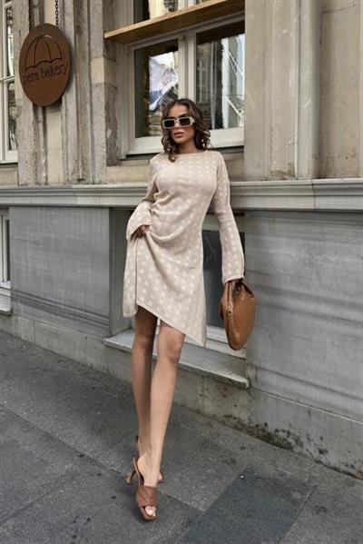 Chloe Ajurlu Sırt Dekolte Elbise 2760