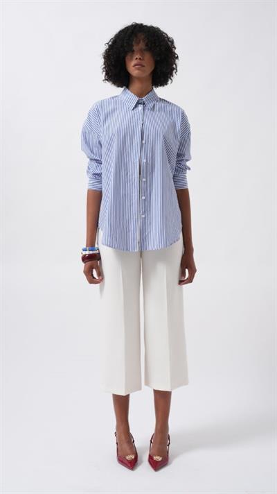 Çizgili Basic Gömlek