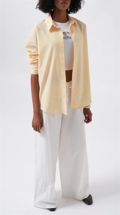 Çizgili Basic Gömlek