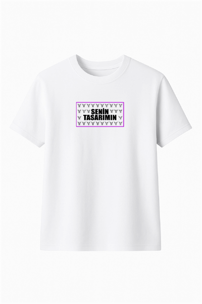 Çocuk Ön Sizin Tasarımınız Basic Tshirt - Beyaz