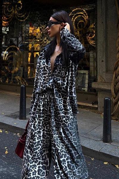 Cosy Animal Desen Kadife Takım 9918