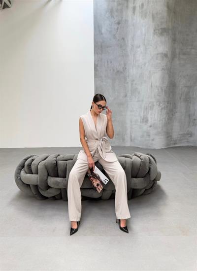 Cura Yelek Pantolon İki̇li̇ Takim