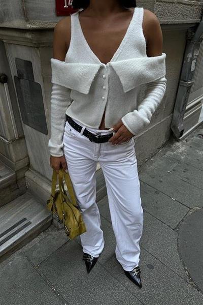 Cynthia Cut Out Triko Hırka 5116-23