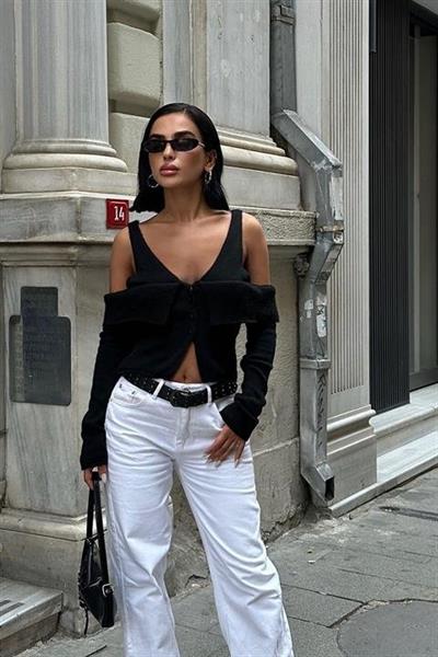 Cynthia Cut Out Triko Hırka 5116-23