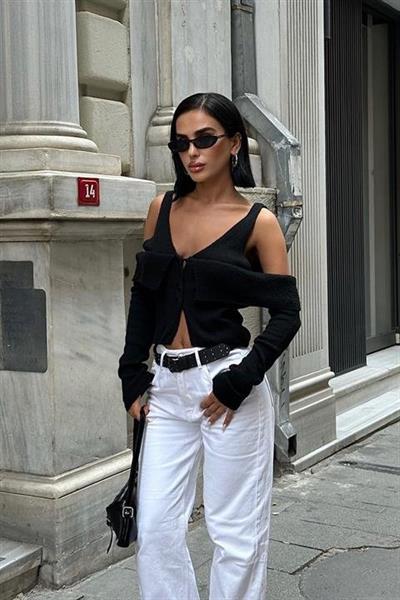 Cynthia Cut Out Triko Hırka 5116-23