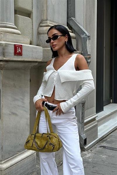 Cynthia Cut Out Triko Hırka 5116-23