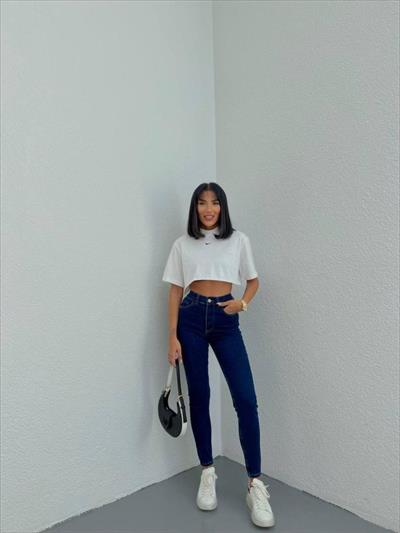 DAR PAÇA KOT PANTOLON - Lacivert