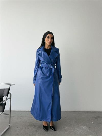 DERİ TRENÇKOT - Saks